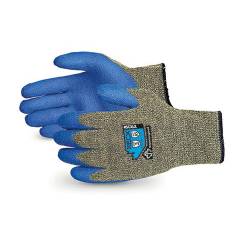 Sunlong Latex Palm Coated Cut Resistant Blue & Grey Safety Gloves, Size: XL