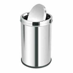 SS Ware Stainless Steel Swing Dustbin, Size: 12x28 Inch