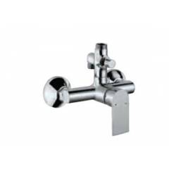 Jaquar Antique Nickle Gold And Silk Appeal Gold Lyric Single Lever Exposed Shower Mixer Bathroom Faucet, LYR-38145