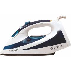 Singer 1600W Turquoise Blue & White Steam Iron