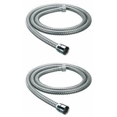 Snowbell 1 Meter Flexible Shower Tube (Pack of 2)