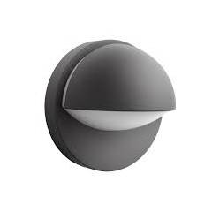 Philips 1x12W Grey Indoor Wall Lamp, 16245