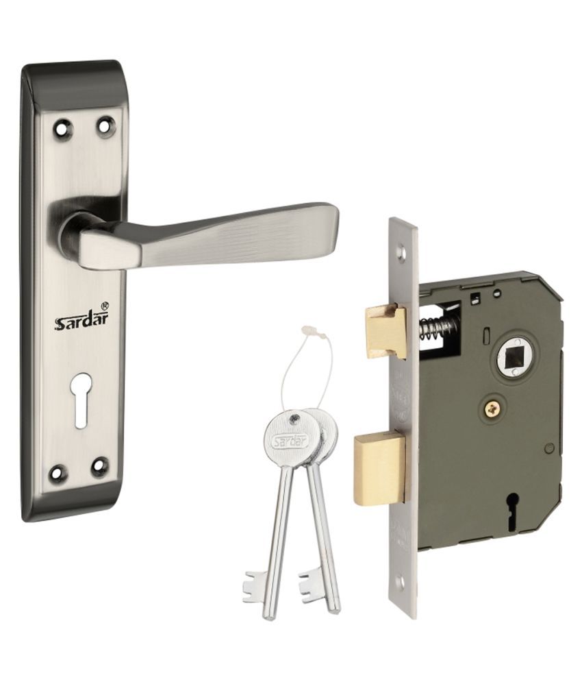 Buy Sardar Fortune 7 Inch Grey Iron Mortise Door Lock Set Online