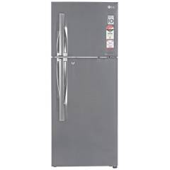 LG 260 Litre 4 Star Double Door Inverter Compressor Shiny Steel Refrigerator, GL-I292RPZL