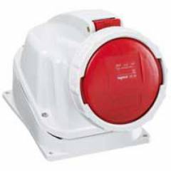 Legrand P17 Tempra 3P+E 125 A Low Voltage Surface Mounting Socket, 0587 06