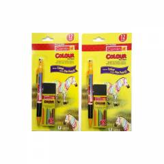 Camlin Kokuyo Colour Pen Pencil, 4147299 (Pack of 2)