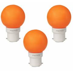 Pyrotech 0.5W LED Deco Orange Bulb , PELB0.5X3O (Pack of 3)