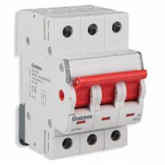 Crabtree Xpro 100A Three Pole Higher Rating Isolator, DCMFOTPX100