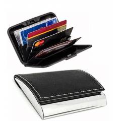 Stealodeal Black Side Elegant Visiting Card Holder (Pack of 2)