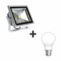 EGK 50W Waterproof LED Flood Light (Free Urja Lite 4 Pcs 7W LED Bulb)
