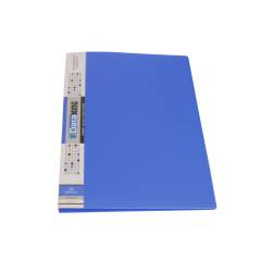 Dataking A4 Blue Punch less Clip File, DKPL101Bl (Pack of 3)