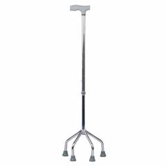 Kudize Universal Orthopedic Height Adjustable Quadripod Walking Stick, KRW03-U