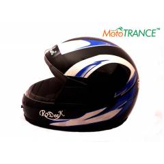 Mototrance Black Sober Rodick Multi Graphics Full Face Helmet