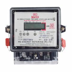 RC Bentex 5-20 A AC Single Phase Two Wire Static Energy Meter with LCD Display