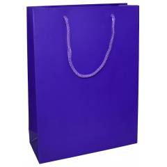 Aspen Matte Laminated Violet Purple Paper Bag, AC-028-004 (Pack of 96)