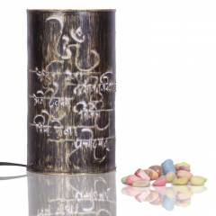 Height of Design Multicolour Gayatri Mantra Lamp, HODTL86