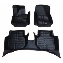 Oscar 5D Black Foot Mat For Maruti Suzuki Eeco Set