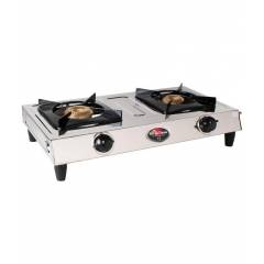 Surya Flame 2 Burner BPL Stainless Steel