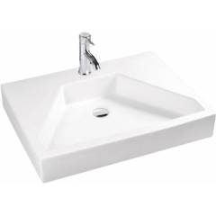 Saniqua Above Counter Mounting Art Basin, TTB 02, Dimensions: 605x455x100mm