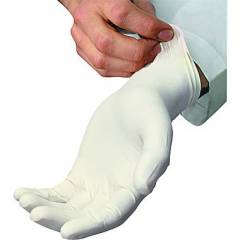 Arsa Medicare AM-021-012 Latex Examination Gloves, Size: L (Pack of 100)