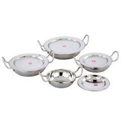 Klassic Vimal 4 Pieces Kadai Induction Set, KV018
