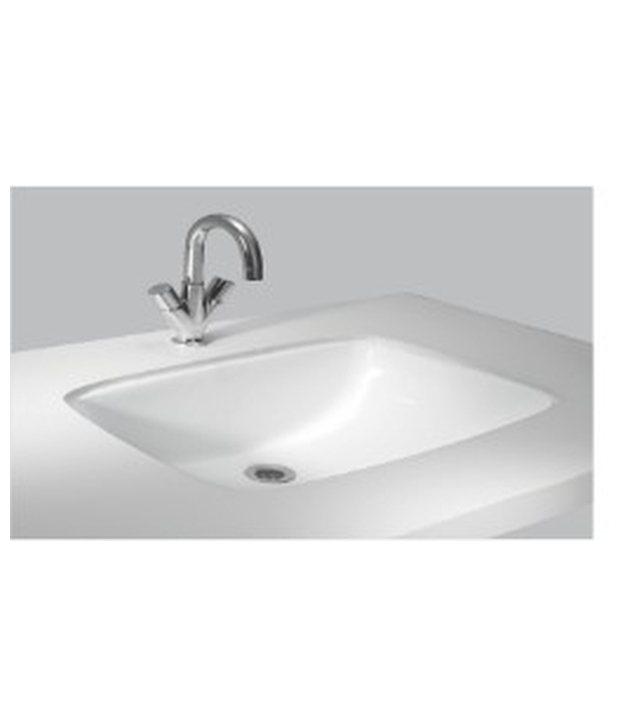 Buy Cera Camry Counter Cabinet Wash Basin 1034 Colour Snow