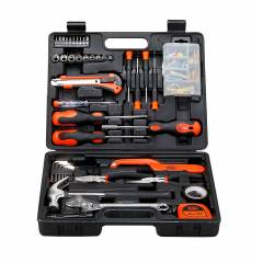 Black & Decker 126 Pieces Orange & Black Hand Tool Kit, BMT126C