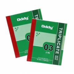 Oddy 210x180mm Triplicate Note Books, TNB-03 (Pack of 6)