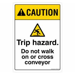 Safety Sign Store Caution: Trip Hazard Sign Board, SS622-A5PC-01