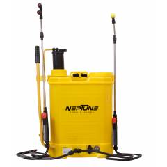 Neptune 16 Litre Yellow Battery Operated Knapsack Garden Sprayer, BS-21