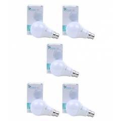 Syska 3W B-22 White LED Bulbs (Pack of 5)