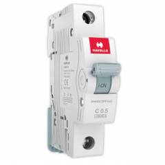 Havells Euro-II 0.5A Single Pole C Curve MCB, DHMGCSPF0X5