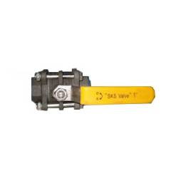 SKS Ball Valve with SCD and S/W Ends, SKS 210-A, Size: 25 mm