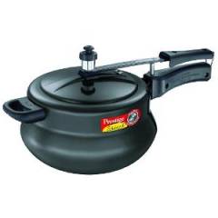 Prestige Nakshatra Plus Hard Anodized Handi 5 Litre Inner Lid Aluminium Pressure Cooker, 20452