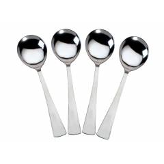 Elegante Vectra Stainless Steel Serving Spoon, SL-026 (Pack of 4)