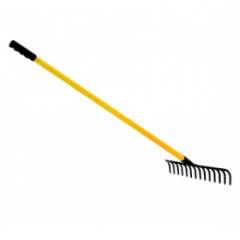 Garden Aids 4 Inch Garden Rake with Tubler Handle, FG-39