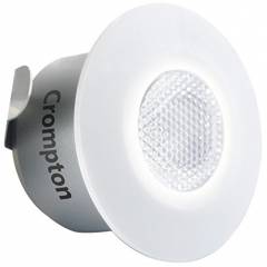 Crompton Star Domestic 2W Round LED Spot Light, LSRR2-CDL (Pack of 10)
