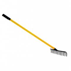 Garden Aids Heavy Duty 12Teeth Garden Rake With Tubler Handle, FG-38