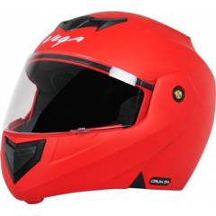 Vega Crux DX Motorbike Red Full Face Helmet, Size (Medium, 580 mm)