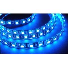 MTC Blue Waterproof and Cuttable LED Strip Light with Adapter, 5m