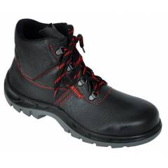 Karam FS 21 Steel Toe Black Safety Shoes, Size: 6