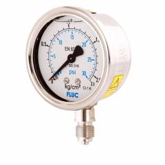 FLUC 0 to 60 psi Pressure Gauge, F63-GFS-S-L-13-L