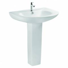 Benelave Atlanta Star White Wall Hung Wash Basin, BLSW10022-SW