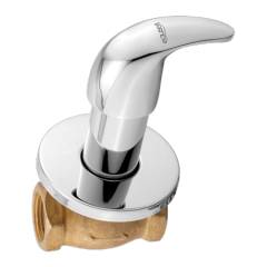 Eauset Oblo Single Lever Concealed Stopcock 20mm with Wall Flange, FOB072