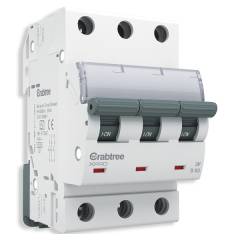 Crabtree Xpro 3A Triple Pole D Curve MCB, DCMJDTPF003