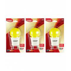 Eveready 0.5W Yellow T Deco LED Plug & Play Bulbs (Pack of 3)