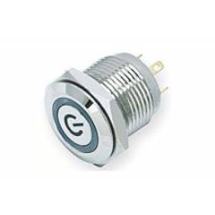 Antech FLM16SS-FJ-C-T-4P Push Button, Voltage: 6 V (Pack of 2)