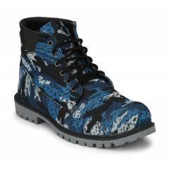 Eego Italy WW-53 Synthetic Steel Toe Blue Safety Shoes, Size: 6