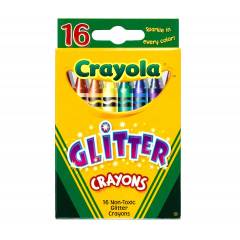 Crayola 16 Pieces Glitter Crayons Set, 5237160011