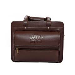 Abloom 1505 Dark Brown Synthetic Leather Laptop Bag